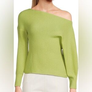 CULT GAIA Aluma Ribbed Merino Wool & Cashmere Sweater